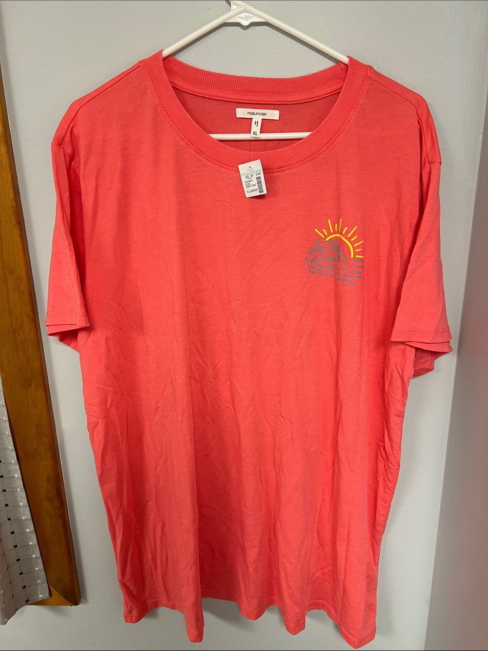 Maurices Coral Short Sleeve Graphic Tee